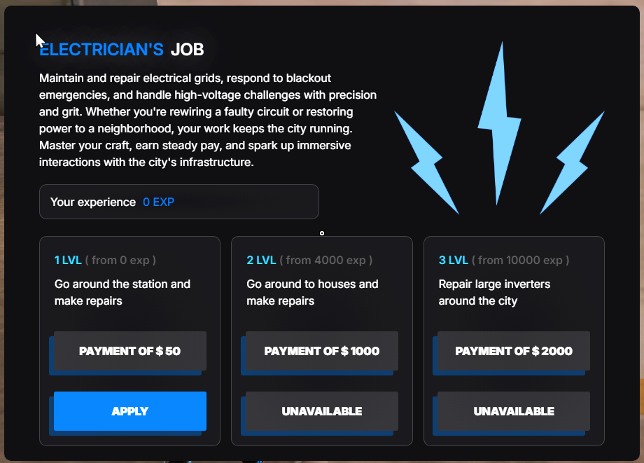 Start Electrician Job